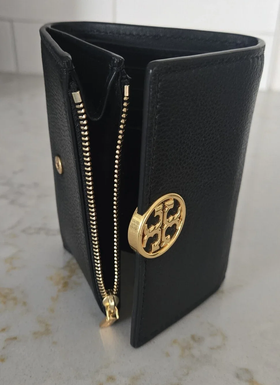 Tory Burch Medium Miller Flap Trifold Wallet